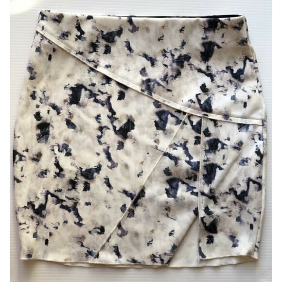 Zara Dresses & Skirts - Zara W&B Collection Marble Print Women's Mini skirt Size S